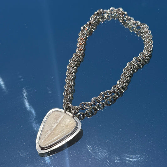BIIIG Bone + Silver Neck Chain