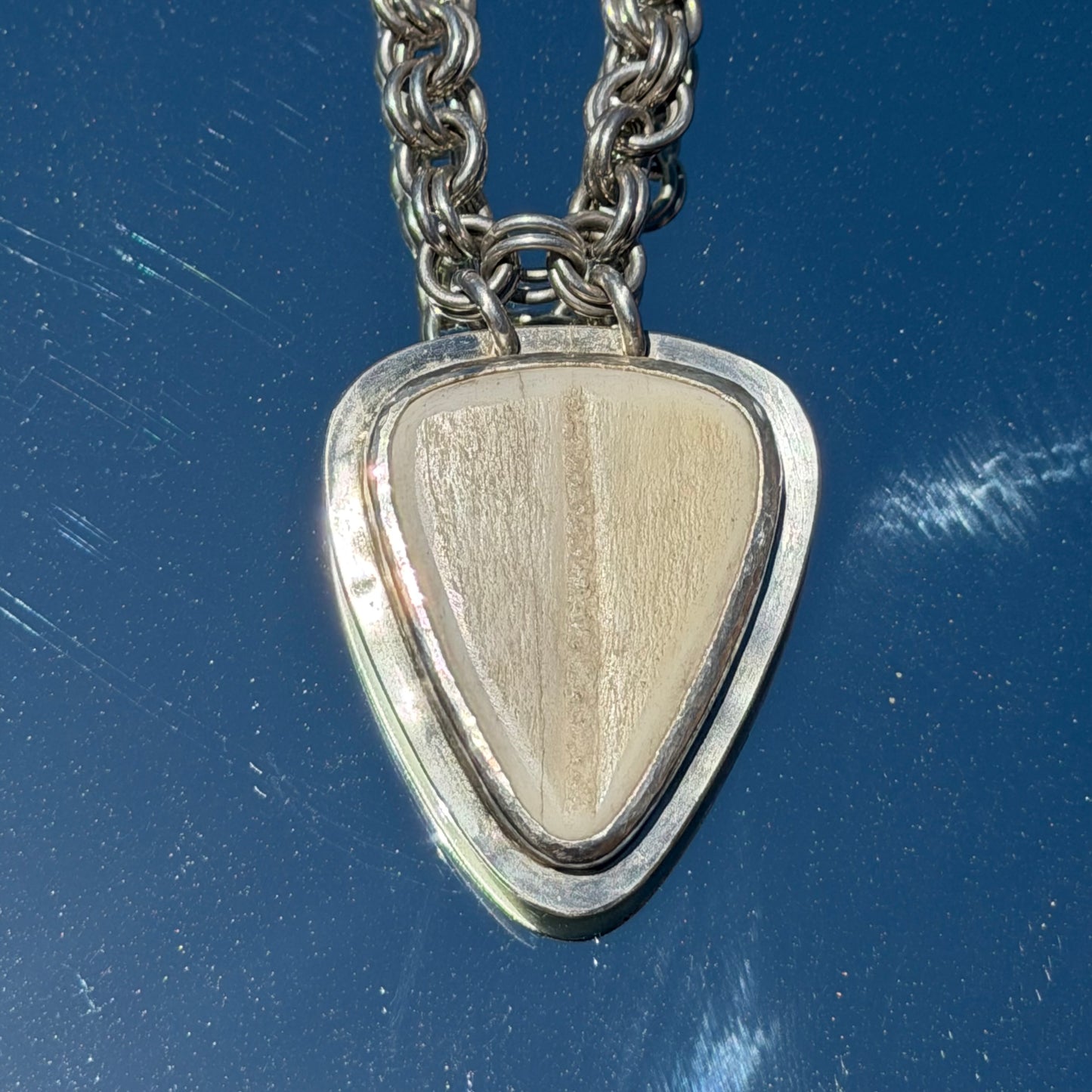 BIIIG Bone + Silver Neck Chain