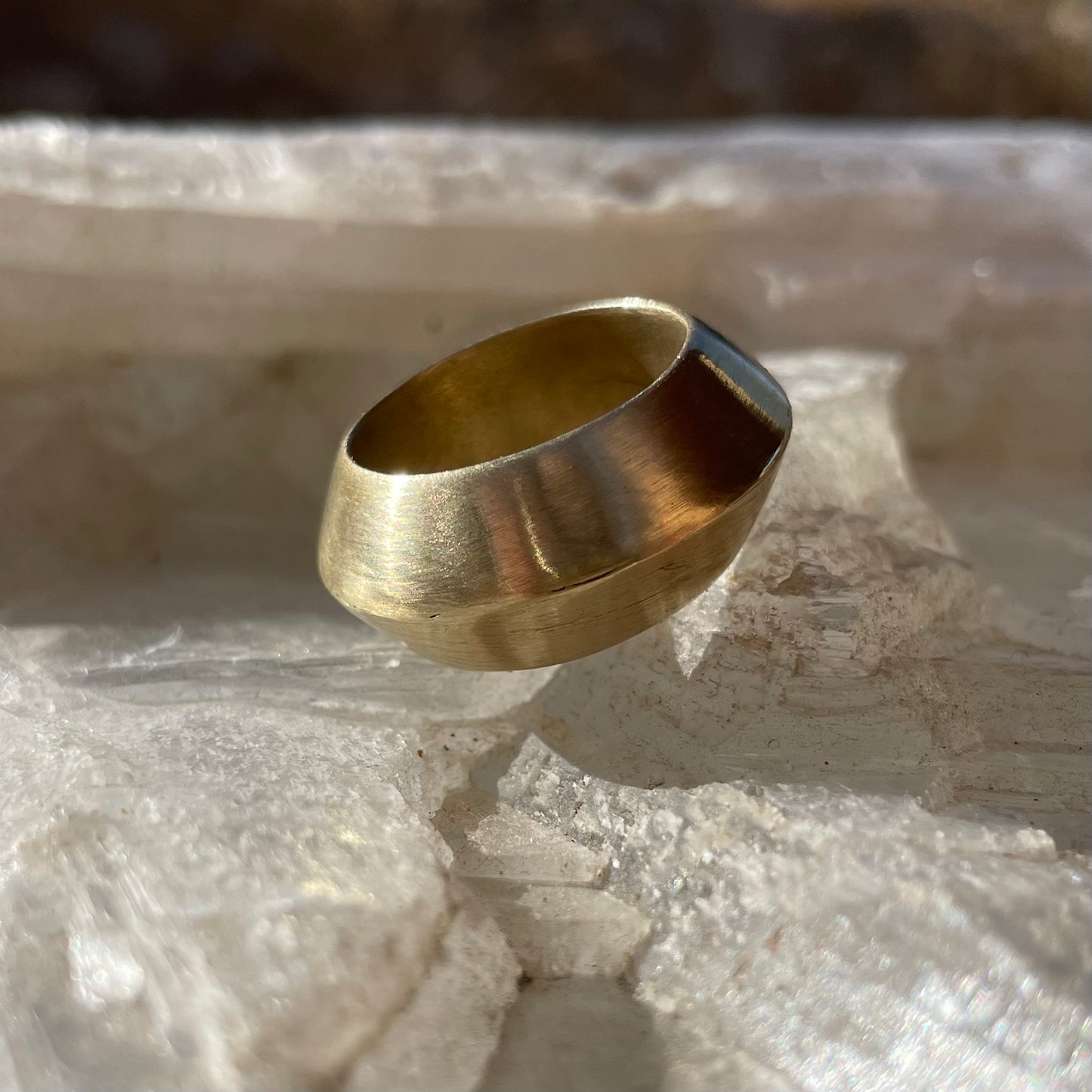 Bronze THIIICK Bevel Band