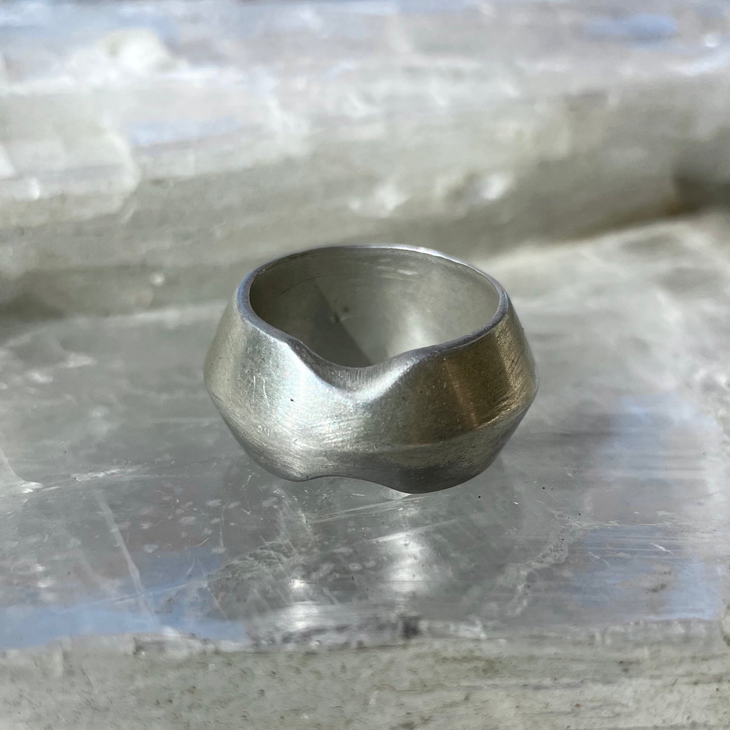 Silver NOTCH Ring