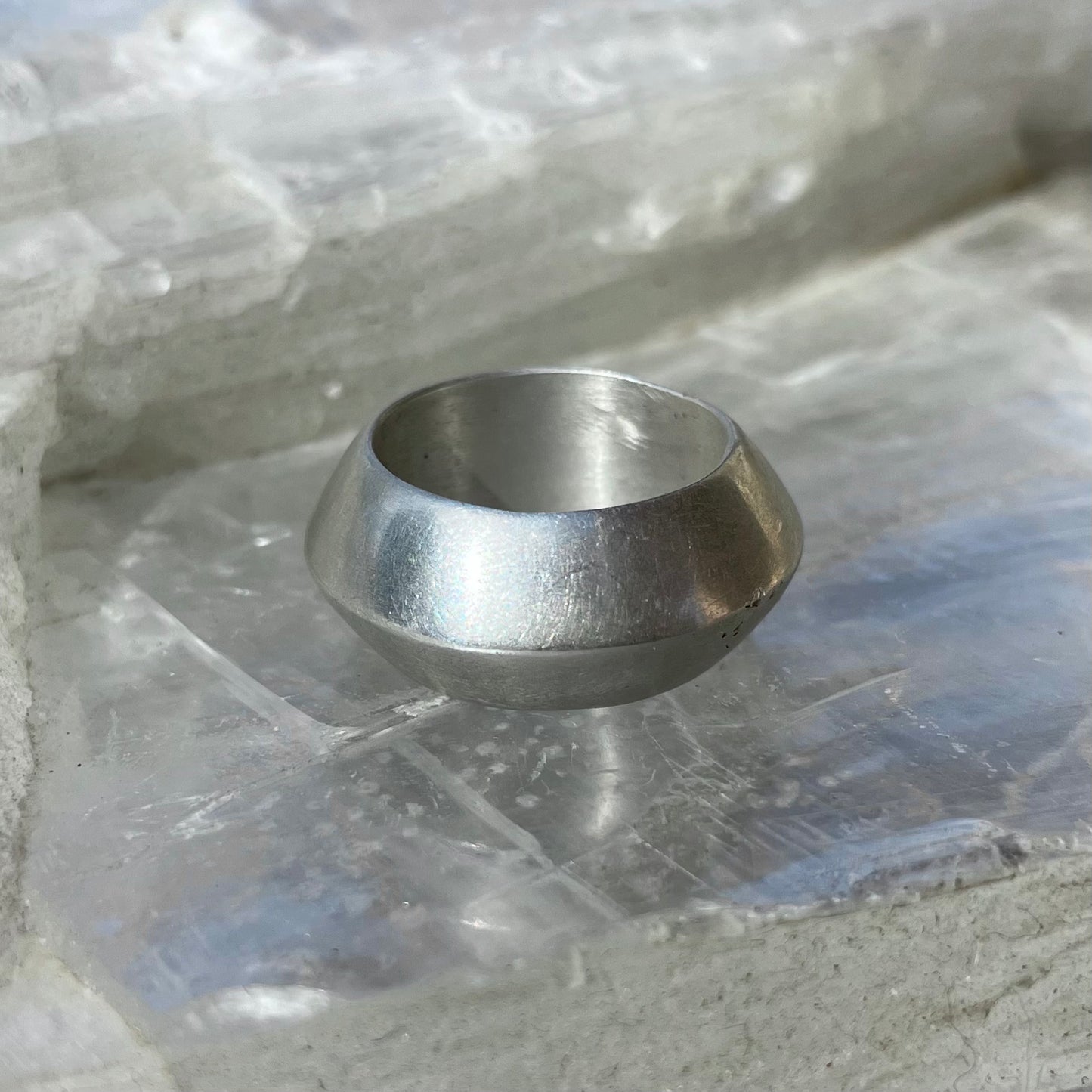 Silver THIIICK Bevel Band