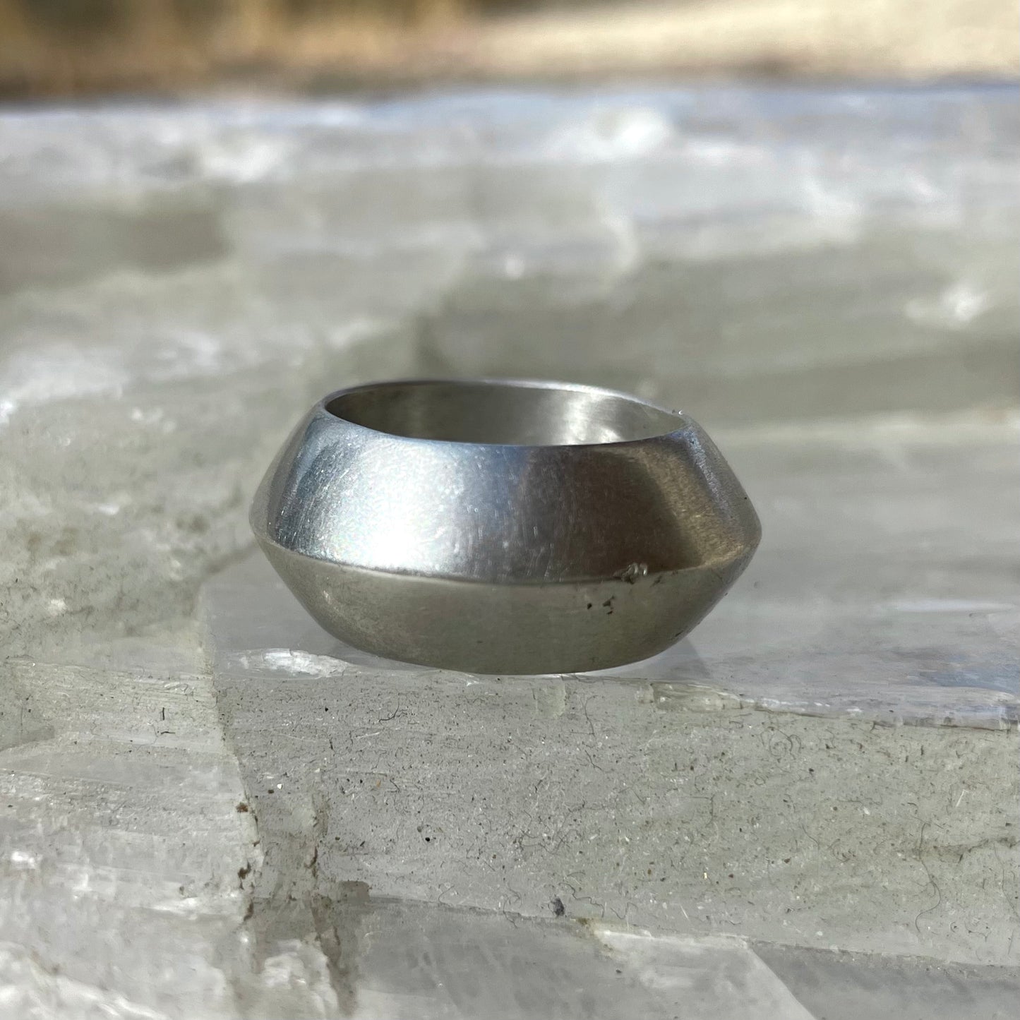 Silver THIIICK Bevel Band
