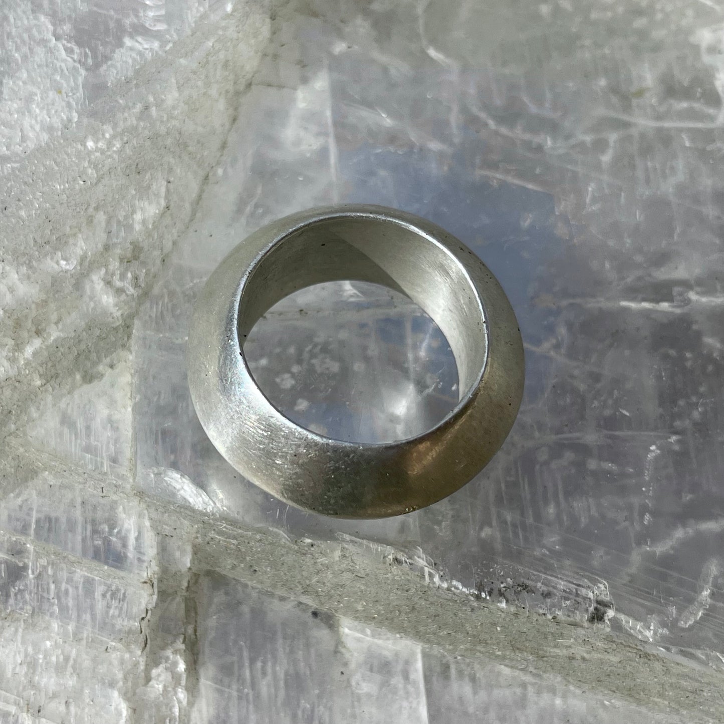 Silver THIIICK Bevel Band