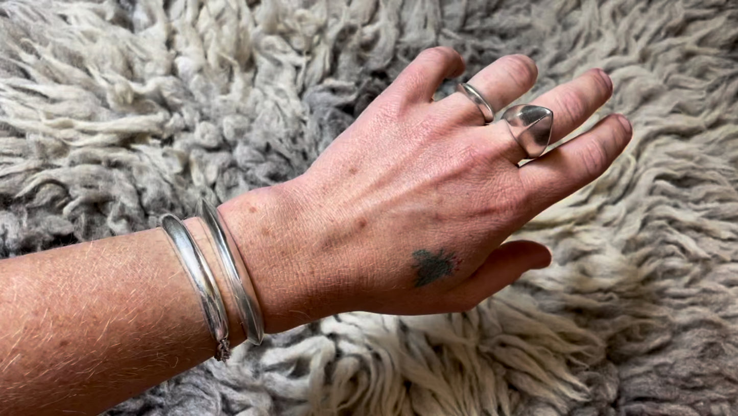 TATTOO Double Wrist Cuff — wide